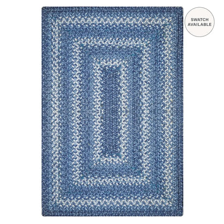 Denim Blue Jute Braided Rugs