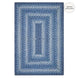 Denim Blue Jute Braided Rugs