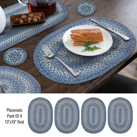 Denim Blue Braided Accessories for Kitchen Use
