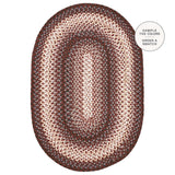 Driftwood Brown Oval Rugs