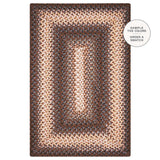 Driftwood Brown Braided Rug