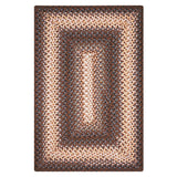Driftwood Brown Ultra Durable Braided Rectangular Rug