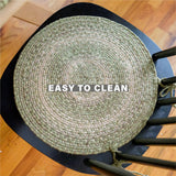 Grassland Green Jute Braided Accessories