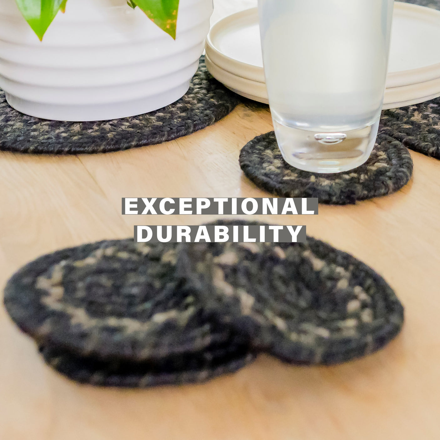 Jet Black Braided Accessories