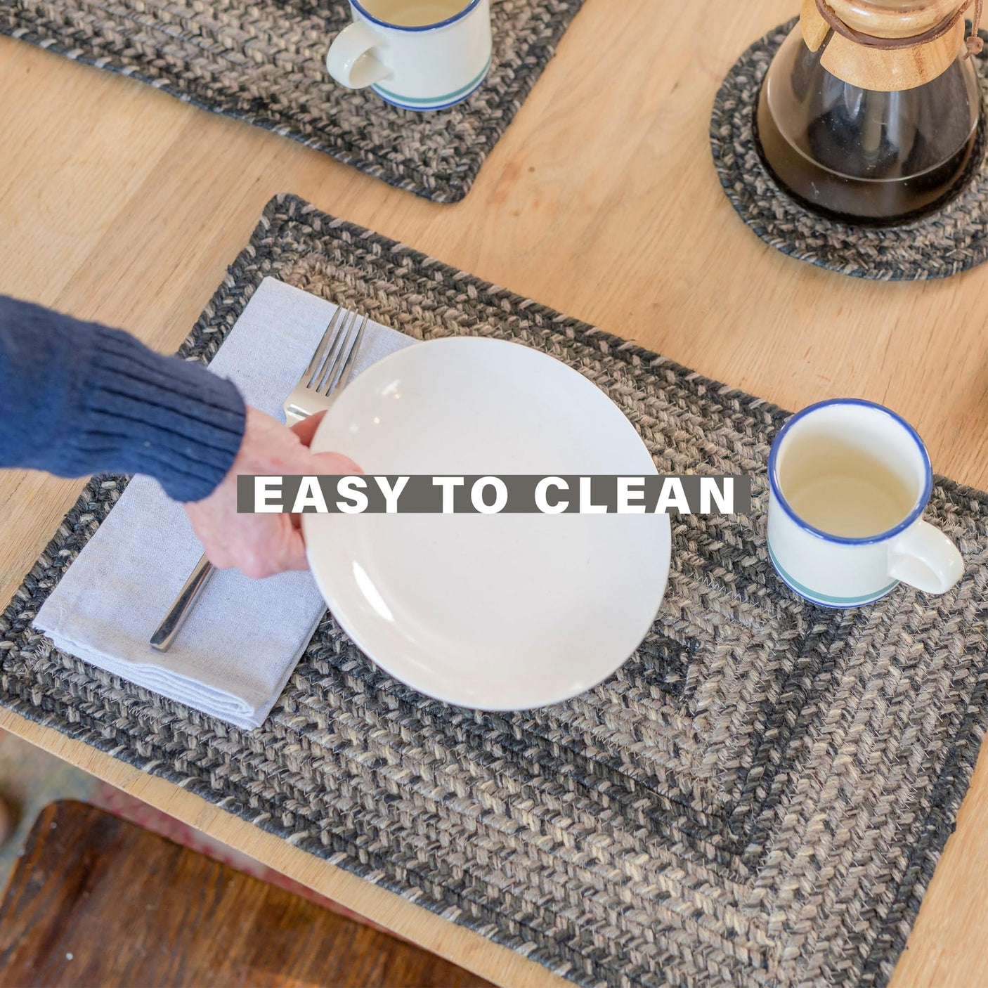 Flint Hill Grey Braided Accessories