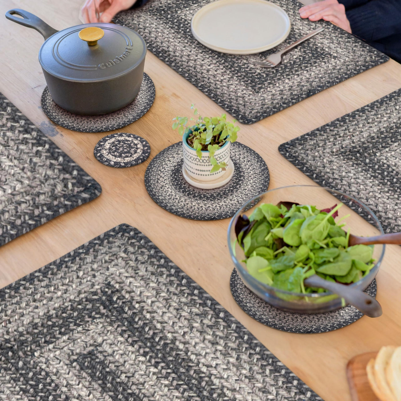 Flint Hill Grey Braided Accessories