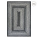 Flint Hill Grey Jute Braided Area Rugs