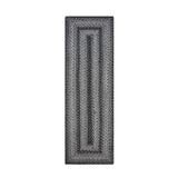 Flint Hill Grey Jute Braided Area Rugs