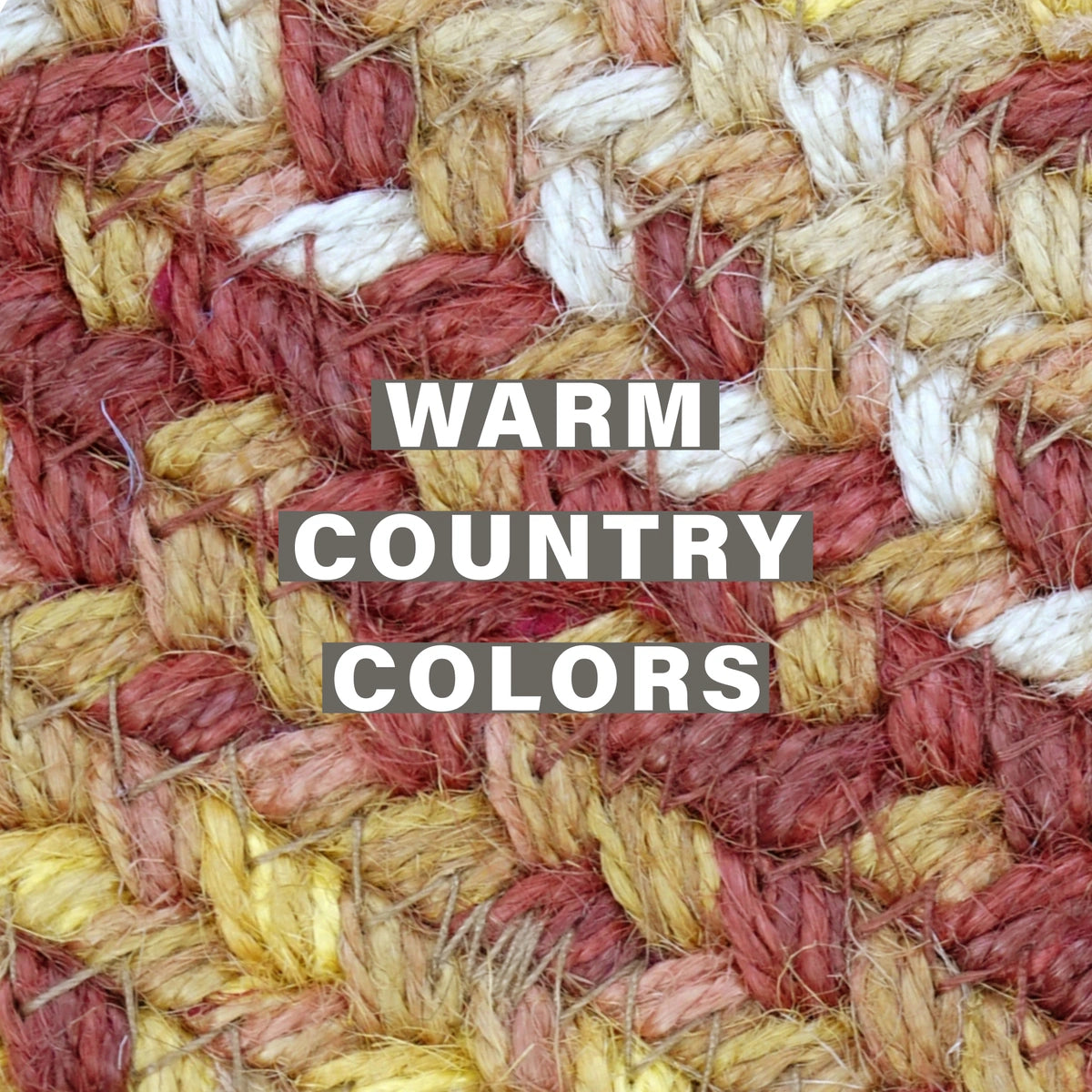 Amber Leaf Red Jute Braided Accessories