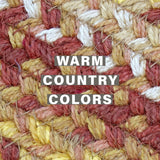 Amber Leaf Red Jute Braided Accessories