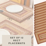 Amber Leaf Red Jute Braided Accessories
