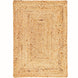 George Natural Jute Braided Rectangular Rugs