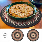 Best Round Primitive Star Braided Accessories for Kitchen Table Placemats