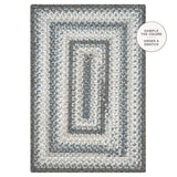 Graphite Grey Braided Rug
