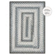 Graphite Grey Braided Rug