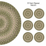 Grassland Green Jute Braided Accessories