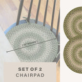 Grassland Green Jute Braided Accessories