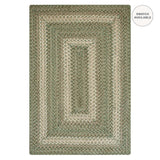 Grassland Green Braided Jute Rugs