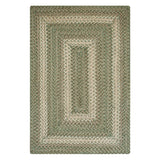Grassland Green Jute Braided Rectangular Rugs silo image