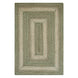 Grassland Green Braided Jute Rectangular Rugs