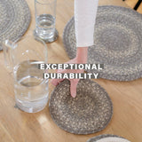 Grey Cloud Jute Braided Accessories