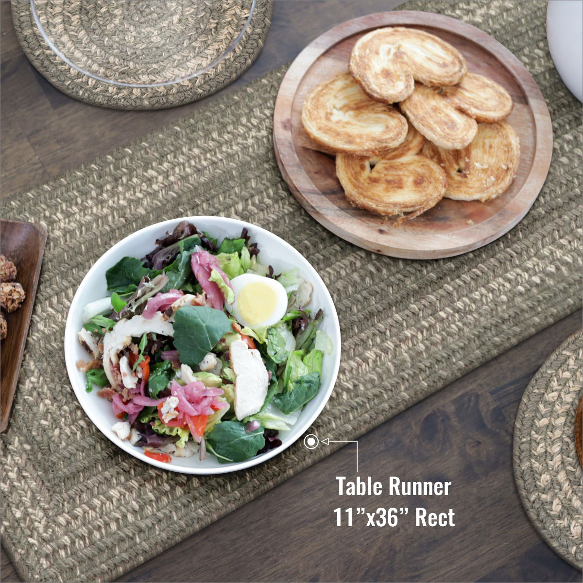 Best Oval and Round Grey Jute Braided Accessories for Wood Table