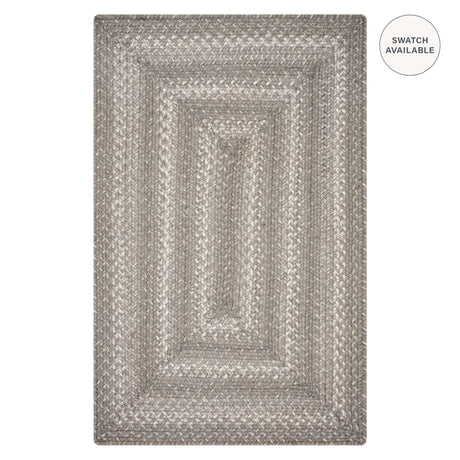 Grey Cloud Jute Braided Rugs