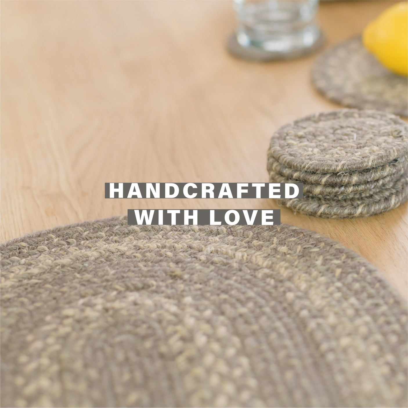 Grey Cloud Jute Braided Accessories