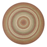 Harvest Beige Jute Braided Rugs Round