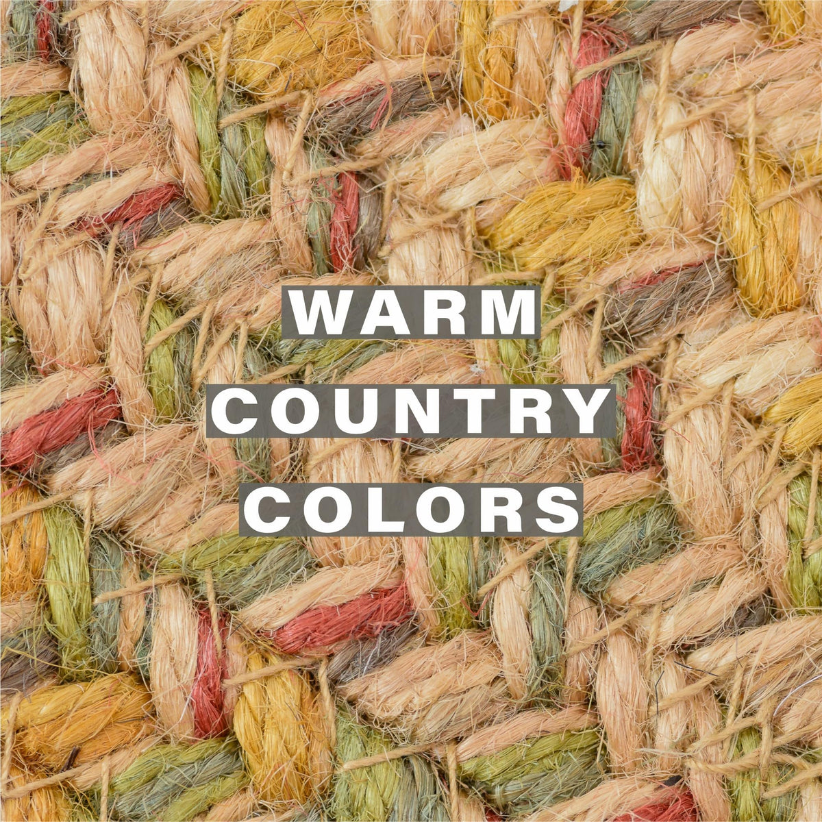 Harvest Beige Jute Braided Chairpad