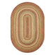 Harvest Beige Jute Braided  Rugs Oval