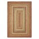 Harvest Beige Braided Jute Area Rectangular Rugs
