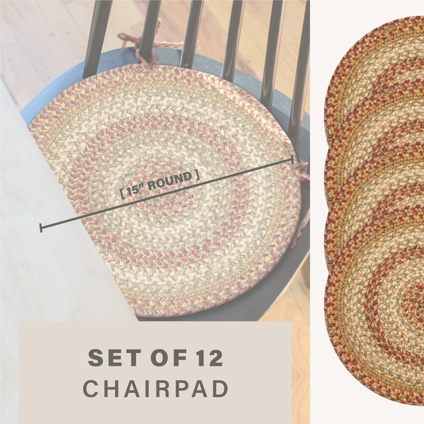 Harvest Beige Braided Accessories
