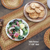 Beige Braided Accessories for Wood Dining Table Use