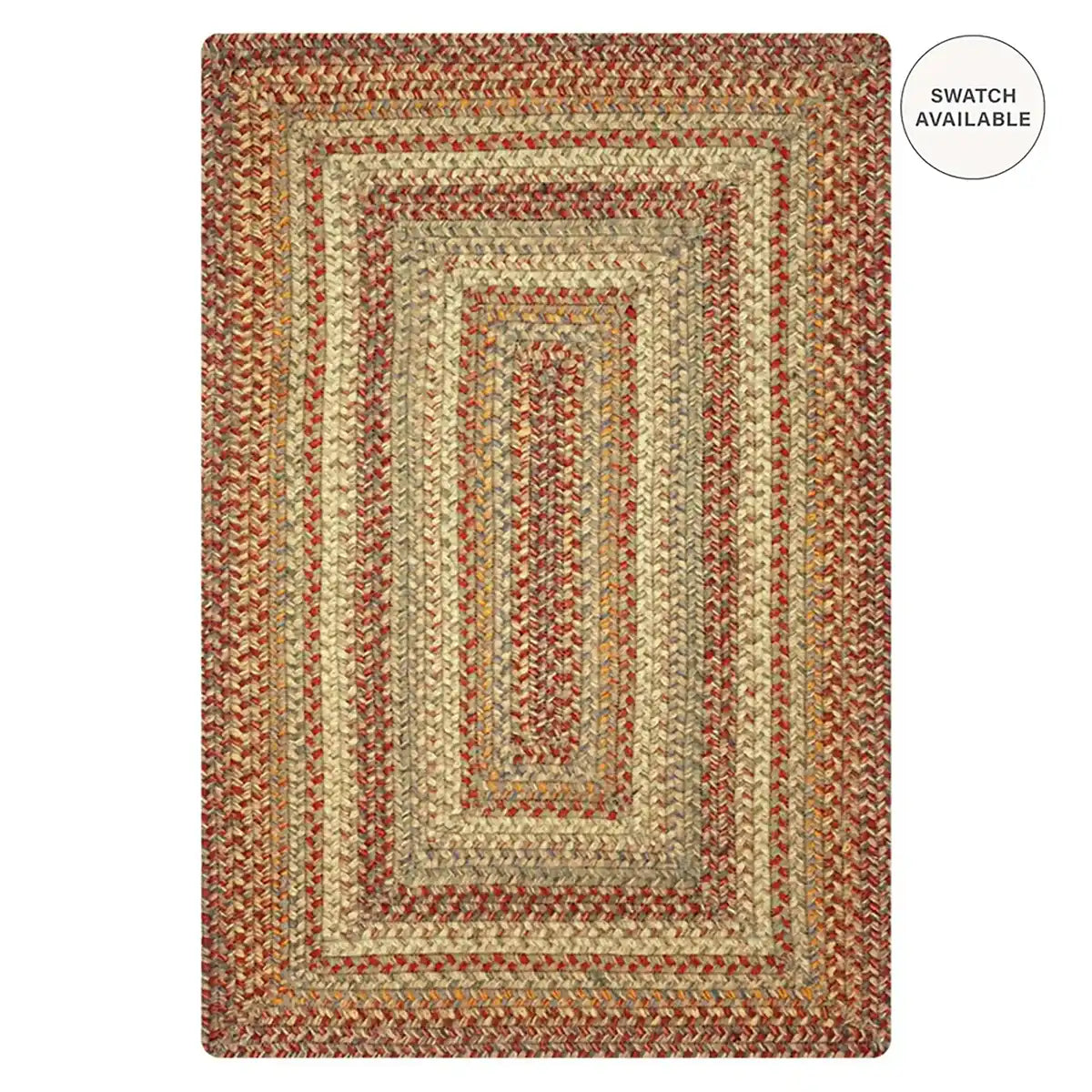 Harvest Beige Braided Jute Area Rugs