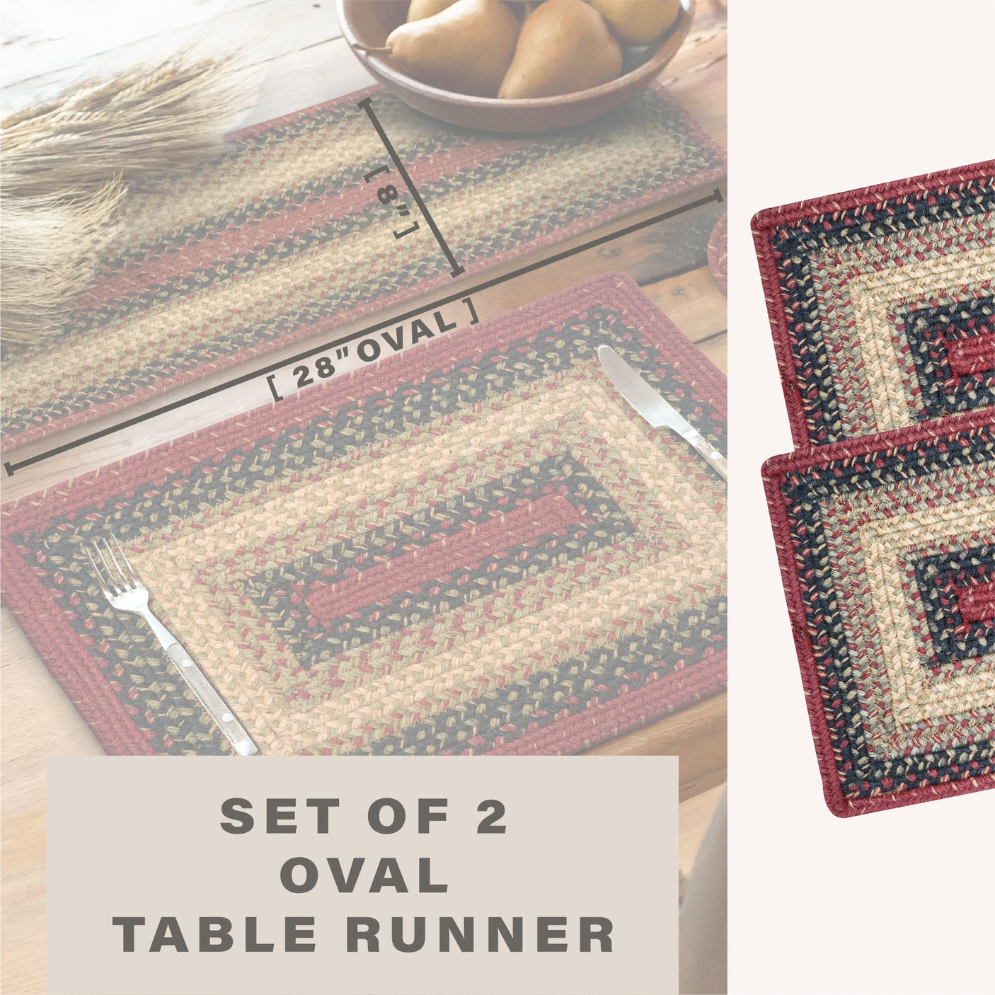 Highland Multi Color Braided Accessories