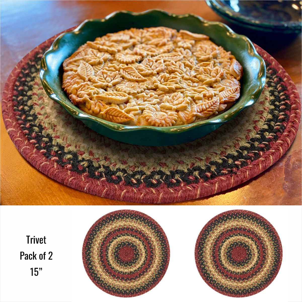 Best Round Multi Color Braided Accessories for Kitchen Table