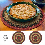 Best Round Multi Color Braided Accessories for Kitchen Table