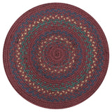 Jamestown Burgundy Jute Braided Accessories