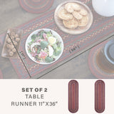 Jamestown Burgundy Jute Braided Accessories