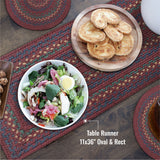 Jamestown Burgundy Jute Braided Accessories