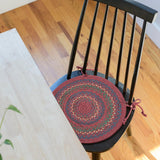 Jamestown Burgundy Jute Braided Accessories