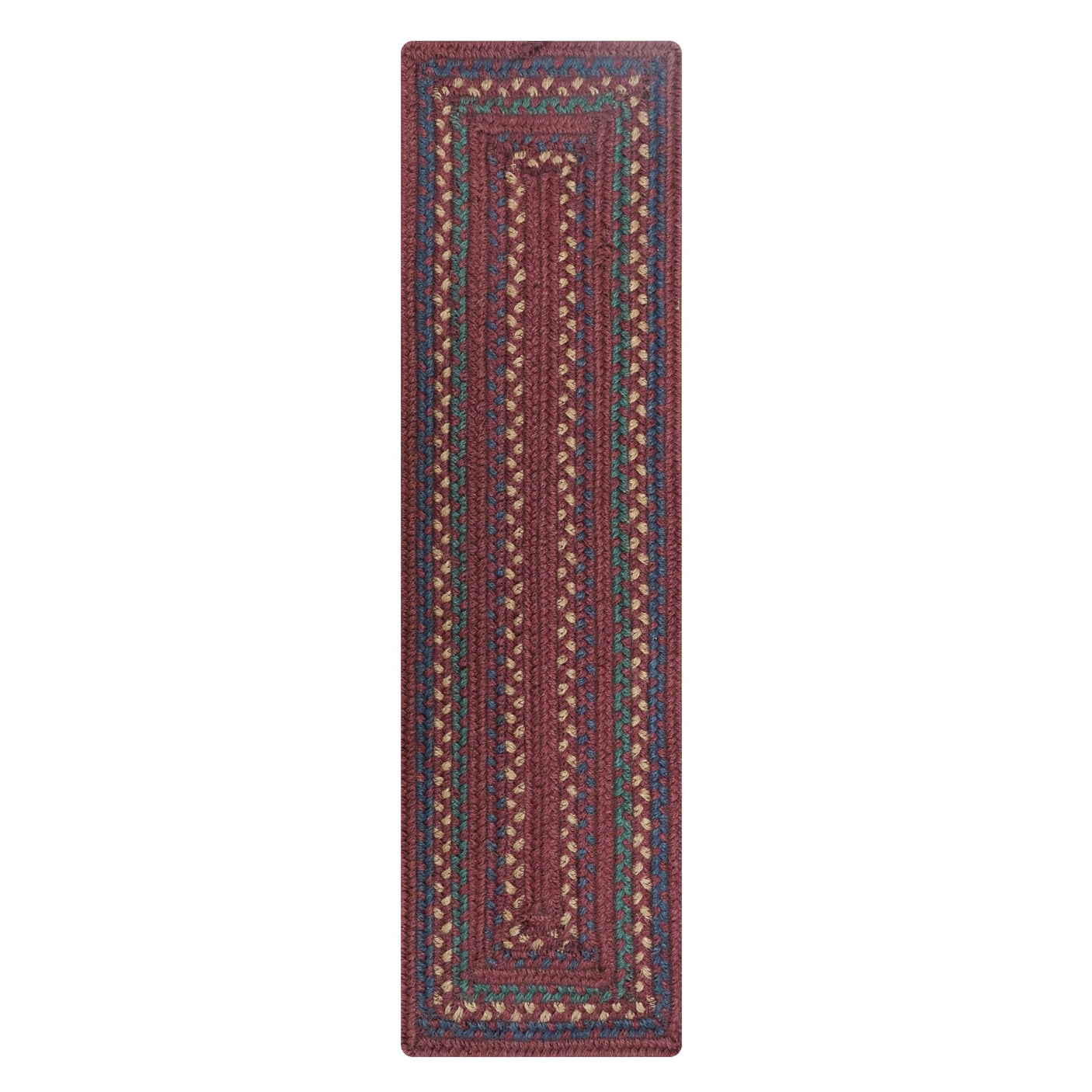 Jamestown Burgundy Jute Stair Tread
