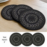 Jet Black Braided Accessories