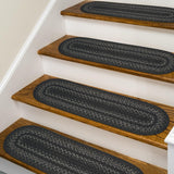 Jet Black Jute Stair Tread