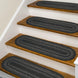 Jet Black Jute Stair Tread
