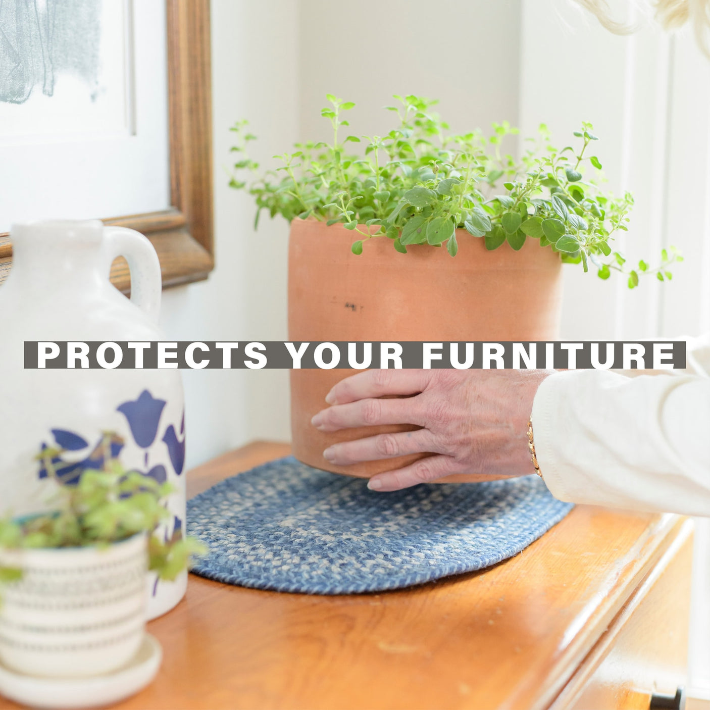 Denim Blue Braided Accessories