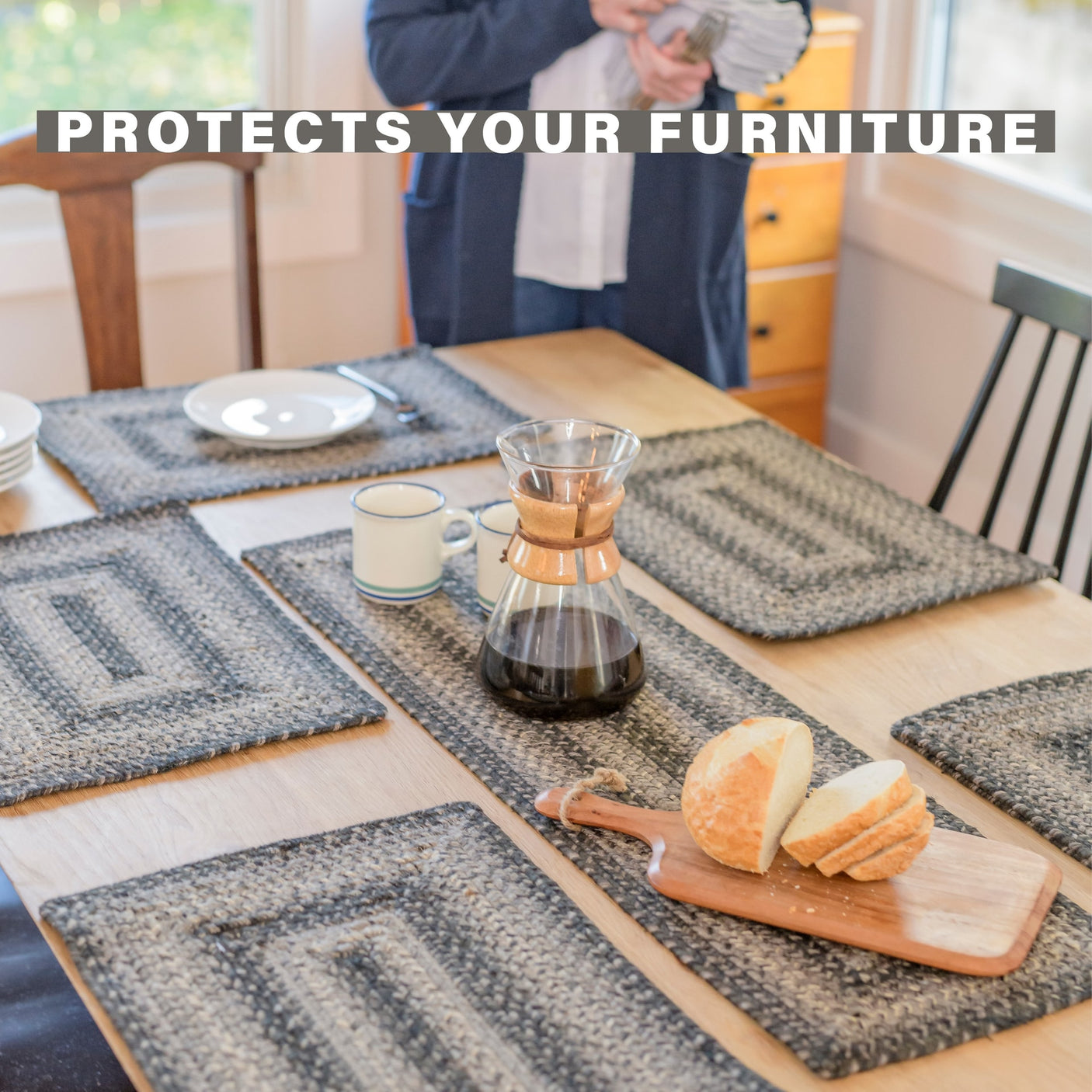 Flint Hill Grey Braided Accessories