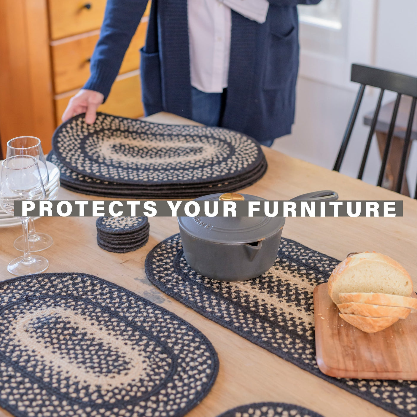 Manchester Black Braided Accessories