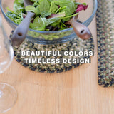 Pinecone Green Braided Accessories